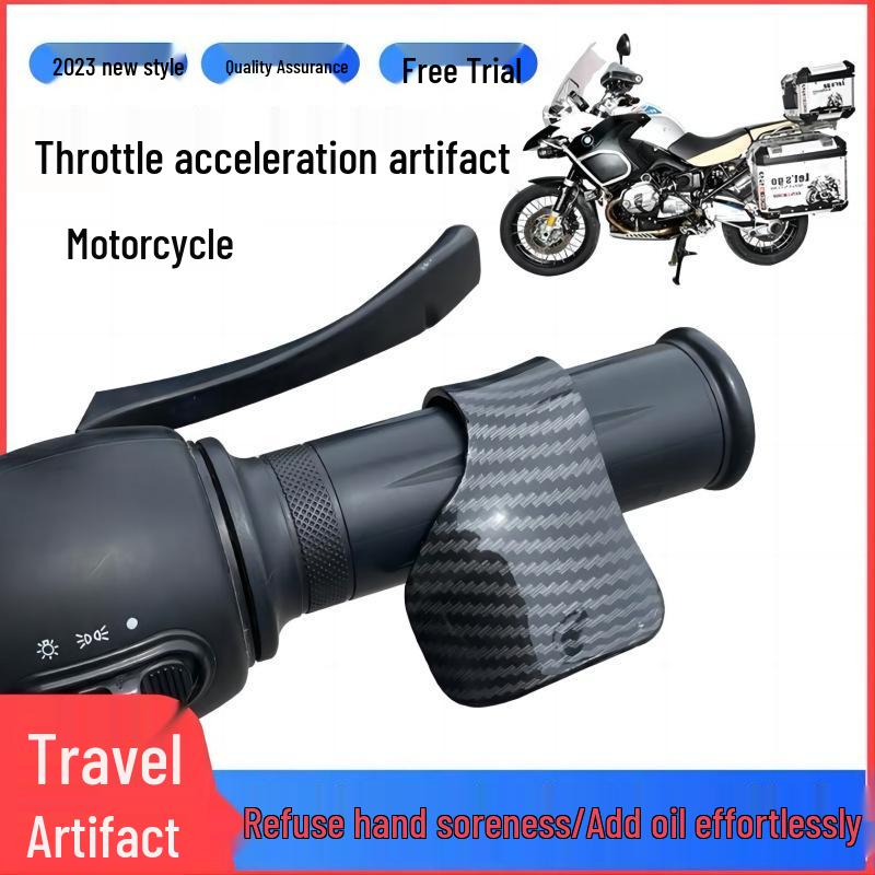 Electric Motorcycle Throttle Booster Grips with Cruise Control Assist