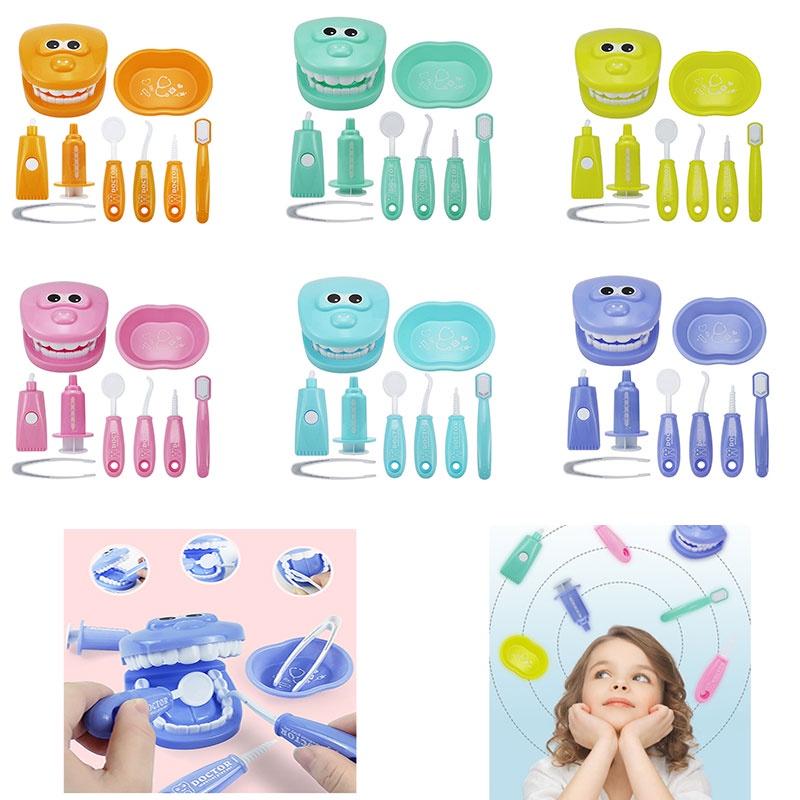Zestaw zabawek dentystycznych do zabawy dla dzieci, zestaw medyczny