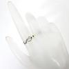 [Pre-owned] TIFFANY 925/750 Love Knot Combination Ring / Size 12 / J68-3