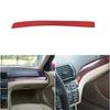 Red Carbon Co-pilot Dashboard Panel Trim Strip Cover For BMW 3 Series E46 98-05