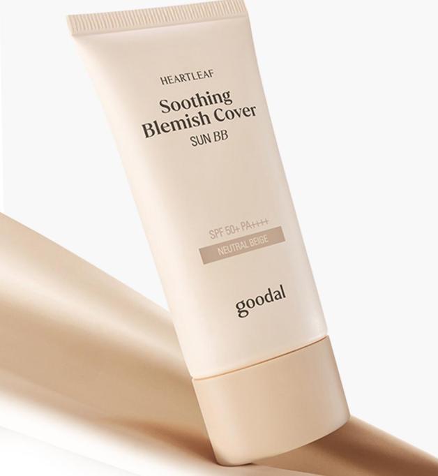 Goodal Heartleaf Calming Blemish Cover Sun BB 50ml Neutral Beige – Tone Correcting Sun BB Cream 1 ea