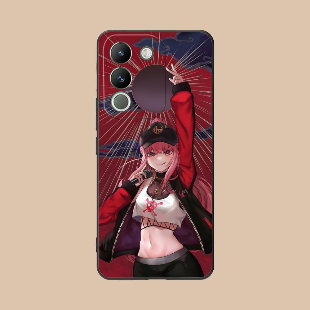 Holo Mori Calliope Matte TPU Mobile Phone Case for VIVO V60 V50 V40 V30 V29 V27 V25 V23 Pro Lite 5G Colorful Printing Cover