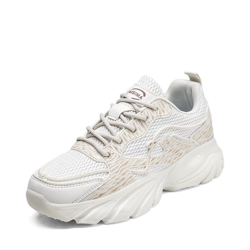 

Sneakers men s shoes new four-season breathable mesh platform casual shoes lightweight running shoes men s little white dad shoes 44