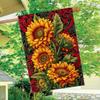 1pc Sunflower Summer Autumn Garden Flag_3 (5)- Garden Decoration Double S, Home Decoration, Yard Decoration, Outdoor Decoration, Lawn Decoration, Flag