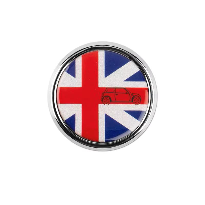 3D Metal Car Front Grille Emblem Badge Sticker For MINI JOHN Cooper S Works JCW R56 R60 R61 F50 F54 F55 F56 F60 Auto Accessories