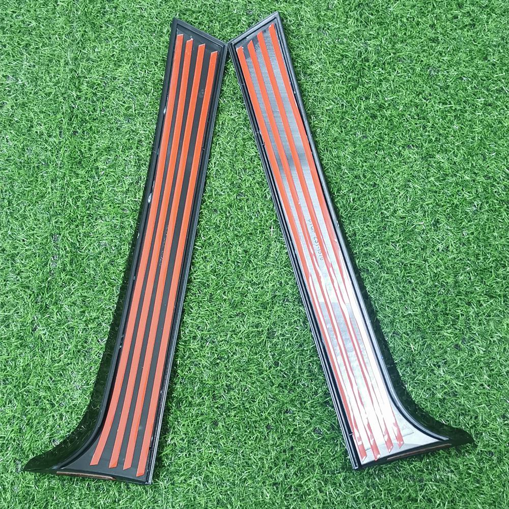 Auto Hinten Fenster Seite Spoiler Flügel Für VW Tiguan MK2 2017- ABS Glänzend Schwarz Hinten Seite Spoiler Canards splitter Außen