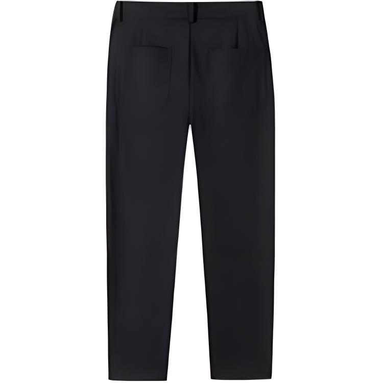 Anta Straight Leg Casual Simple Solid Color Knitted Sports Pants Men Bottoms Black 152517518-2