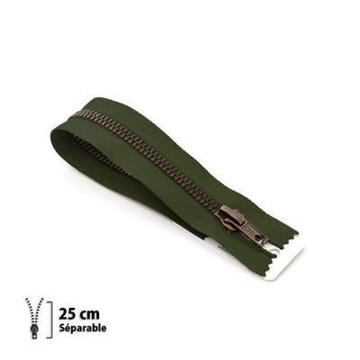 Z19 Zipper - Brass Separable 6mm - 25 Cm - 7119765025