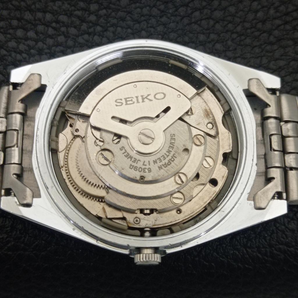 JAPAN VINTAGE REFURBISHED SEIKO 5 AUTOMATIC ROMAN FIGURE MENS WATCH a442096-1