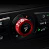 Aluminium Alloy Car Center Console Air Conditioning Volume Knob Decoration Cover For BMW 5 Series E60 530 520 523 525 2008-2010