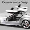 1:32 Scale GT 300SL Sports Car Model Toy Doors Opened Sound Light Pull Back Diecast Metal Vehicles Models Collection Kid Gifts