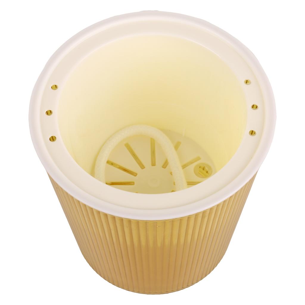 Self Absorbent Resin Flowerpot Imitation Glass Texture Transparent Flowerpot For Plants Spring Water Absorbing Seedling Pot