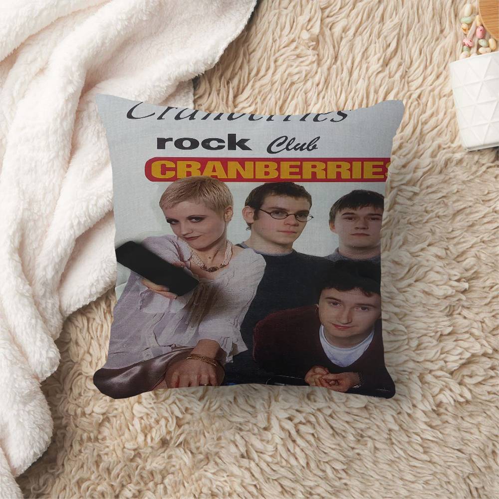 T-The C-Cranberries Band Dekorative Raumästhetik Kissenbezug Heimdekoration Schlafzimmer Sofa Bett Couch Kissenbezug 45x45