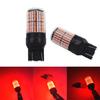 2pcs T20 7443  3014 144SMD Red LED Canbus Taillight Flashing Strobe Blinking Rea