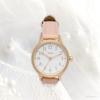 FIELD WORK Rita JN028-2 analog leather strap pink women's watch