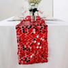 Sparkling Sequins Table Runner Fish Scale Glitters Table Cover  Underwater Themed Parties