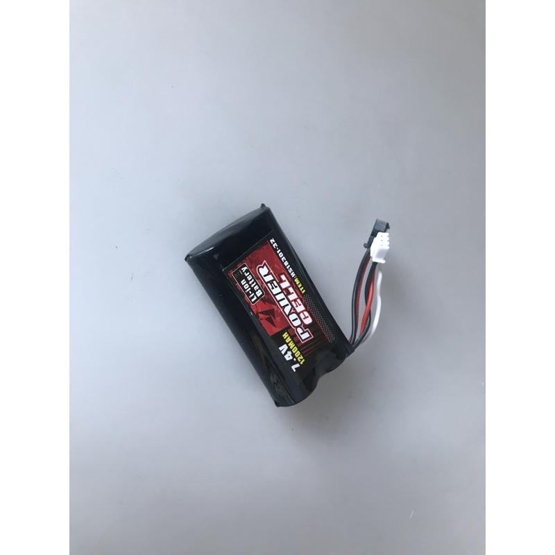 HS 18650 7.4V 1200mAh 25C 2S Li-ion Battery Anti-Reverse Plug for 18301/18302 18311/18312 Rc Car