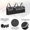 Car Trunk Organizer and Storage, Backseat Hanging Organizer for SUV, Truck, MPV, Waterproof, Collapsible Cargo Storage Bag with 4 Pockets, Car