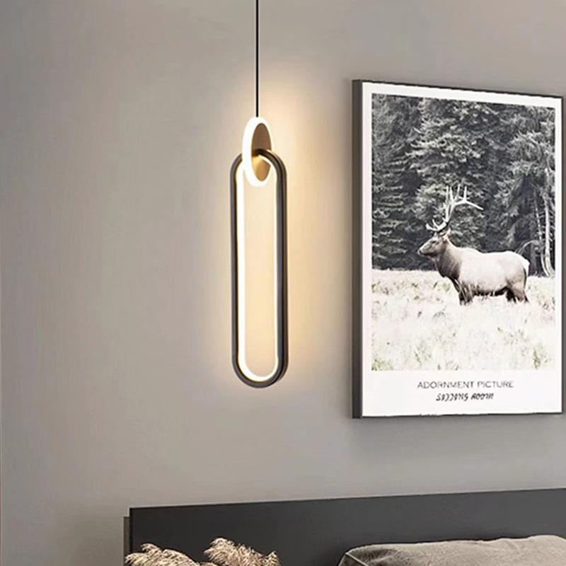 Moderne LED Pendelleuchte für Schlafzimmer Nachttisch Wohnzimmer Esszimmer Hintergrund Hängeleuchte Kronleuchter Wohnkultur Leuchte