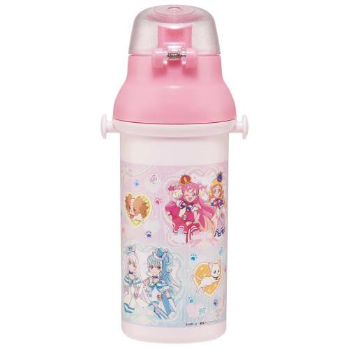 Skater Children's Plastic Water Bottle 480ml One Push Open/Close Antibacterial Child Friendly Lightweight Antibacterial Treatment Made In Japan Wandaf