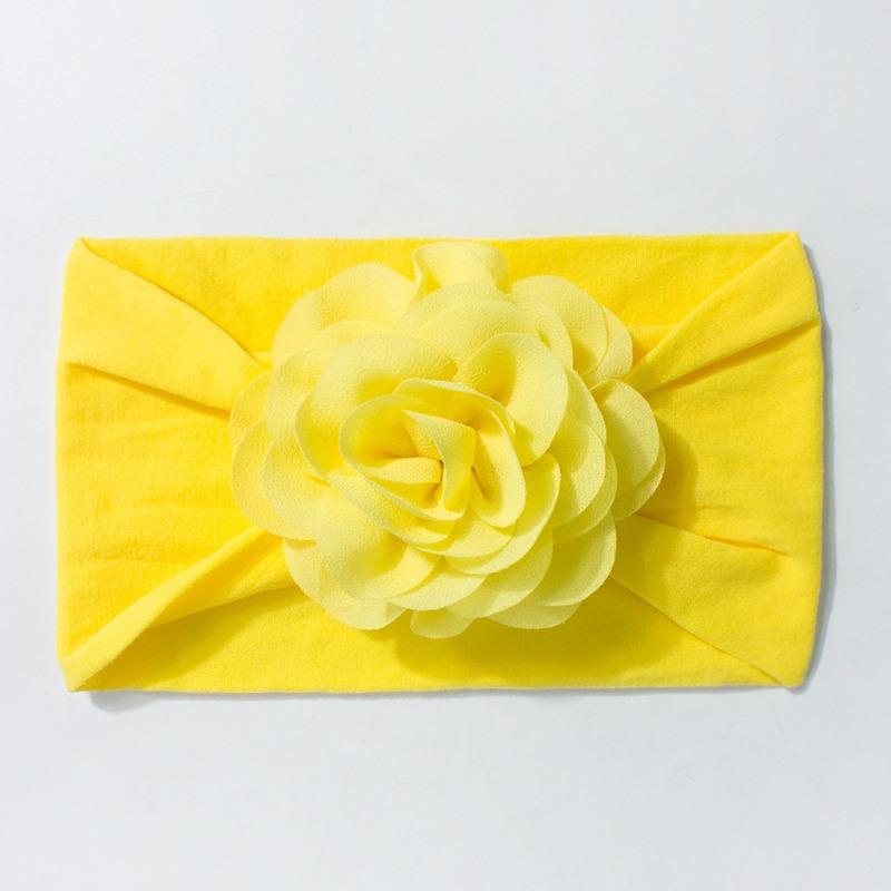 New Baby Cute Sticky Flower Headband, Comfortable and Soft Boys and Girls Hair Accessories, Fontanelle Baby Headband
