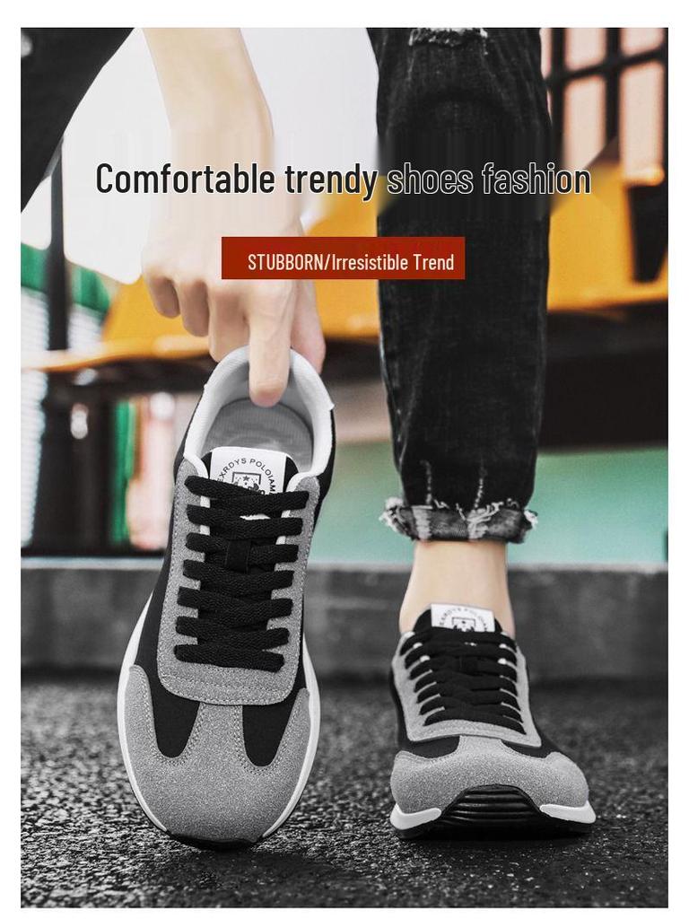 2025 Chinese-Style Men's Forrest Gump Sneakers: Breathable, Lightweight, Versatile Sports and Casual Shoes