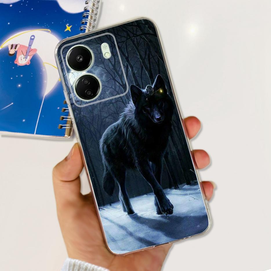 For Xiaomi Poco C65 Case Cute Cat Butterfly Cover Soft TPU Phone Case For Xiaomi Redmi 13C Redmi13C PocoC65 Fundas 6.74'' Bumper