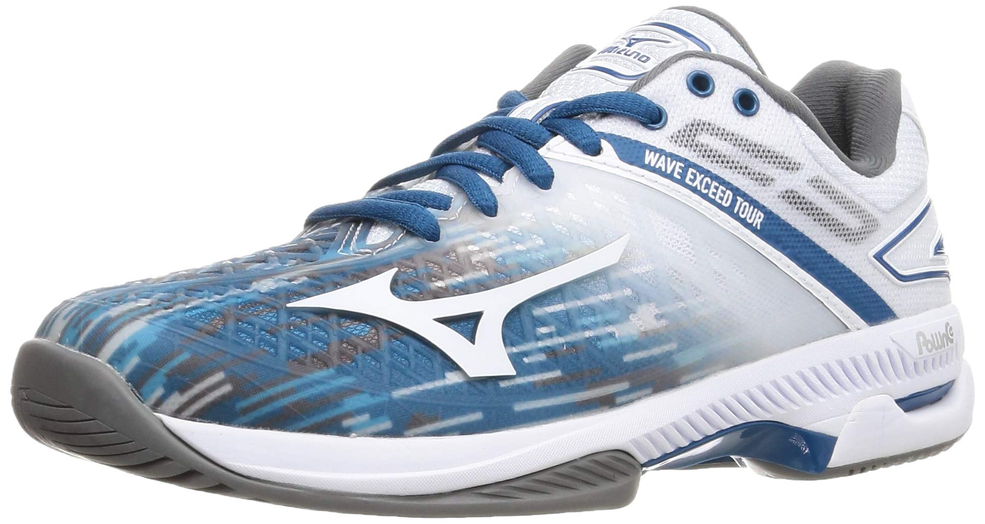 

Tennis Shoes WAVE EXCEED TOUR 4 AC All Court Club Activities Lightweight Game Court Soft Tennis Blue Gray cm 2E [Mizuno] Green/White/Dark 22.5