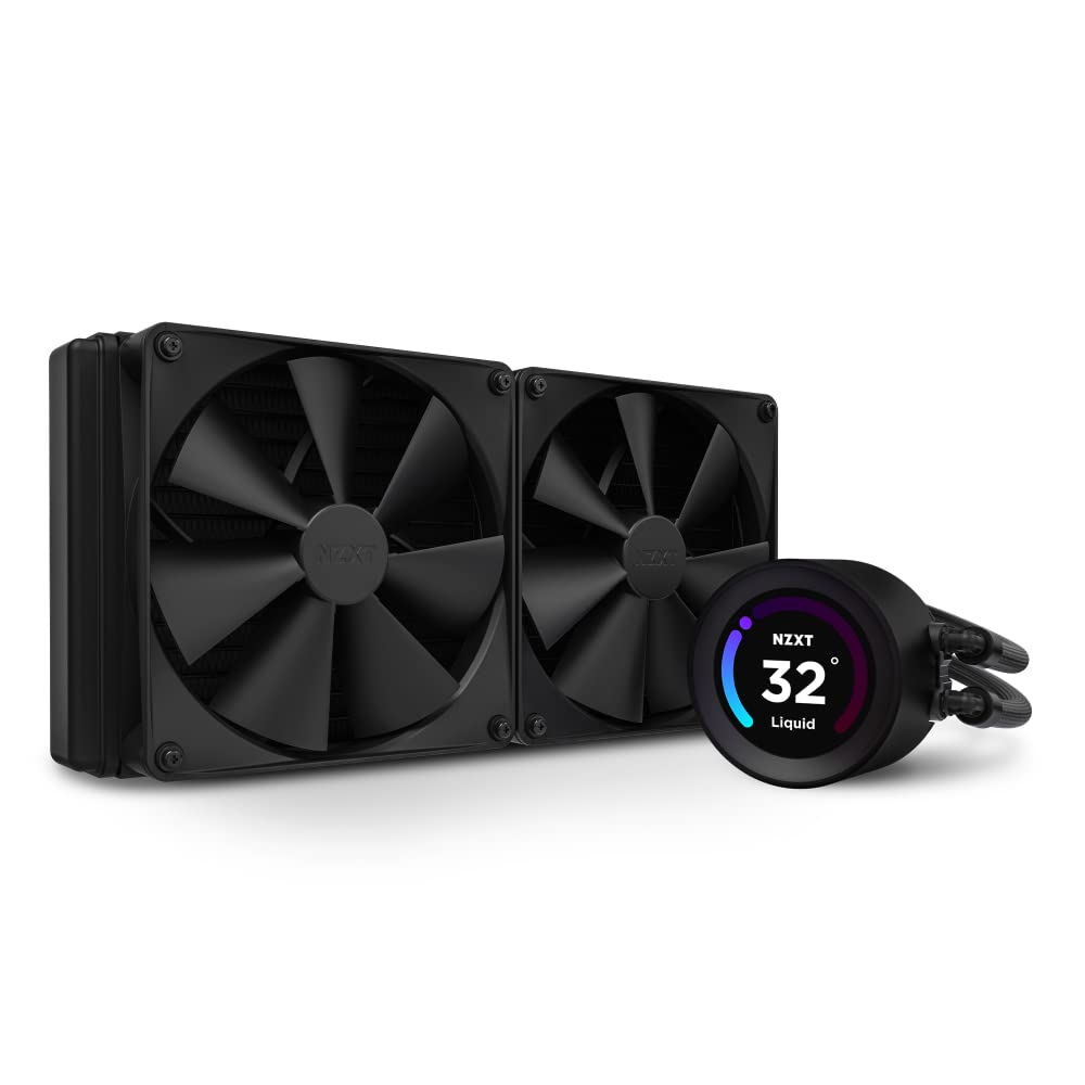 NZXT KRAKEN Elite 280 Black Simple CPU Cooler FN1877 Water-Cooled RL-KN28E-B1