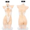 Sexy White Sister Cosplay with Cross Costume Lingerie Maid Style Leotard Cute Halloween Party One Size Gloves Included [SENMHS] Women's