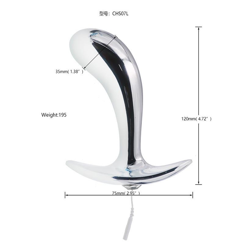 Electric Shock Butt Plug Thumb Sexy Back Court Male and Female Masturbation Tool Adult Toy Chrysanthemum Climax Single Pole