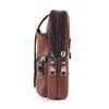 Borsa a tracolla per telefono in vera pelle, Custodia da cintura per telefono da uomo, Marsupio multi-tasca con cerniera, Portacarte, Portafoglio EDC da viaggio a mani libere