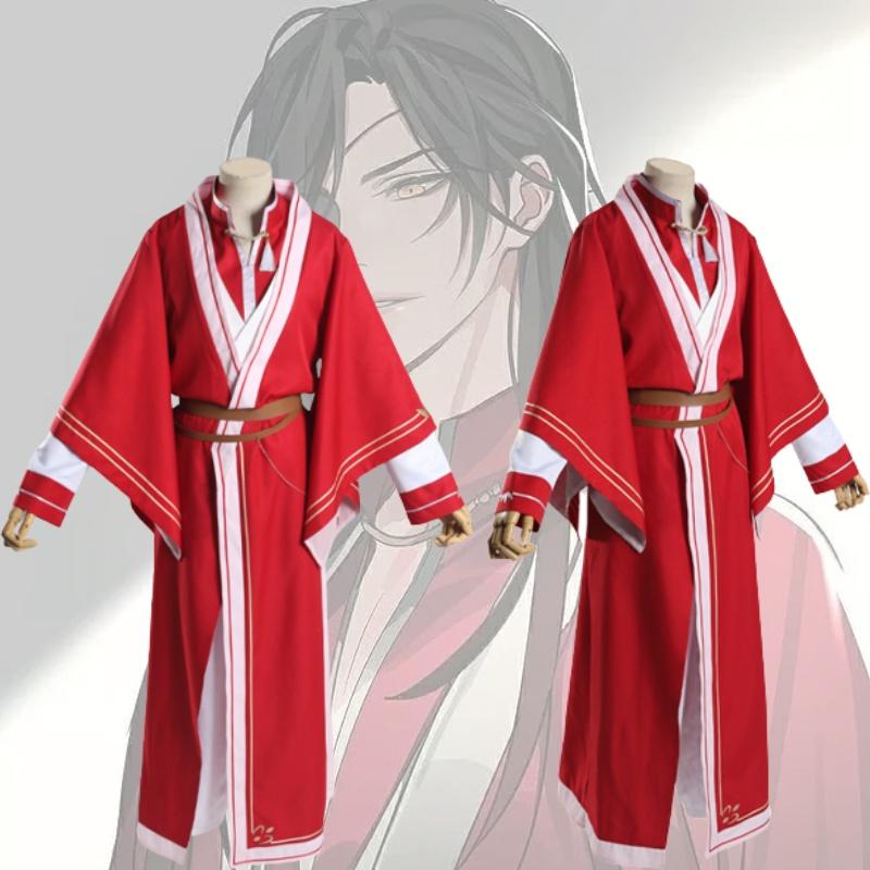 Officials Blessing Heaven Ghost King Hua Cheng Cosplay Costume Set Props Party
