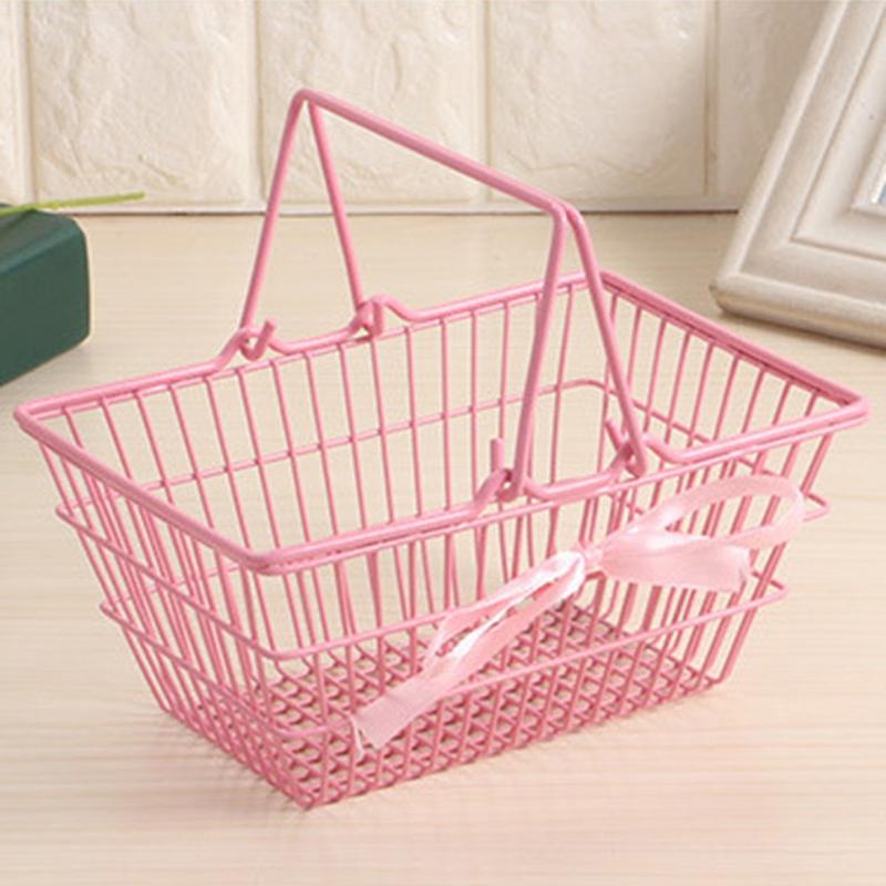Rack Storage Basket Mini Desktop Finishing Cosmetics Jewelry Organizer