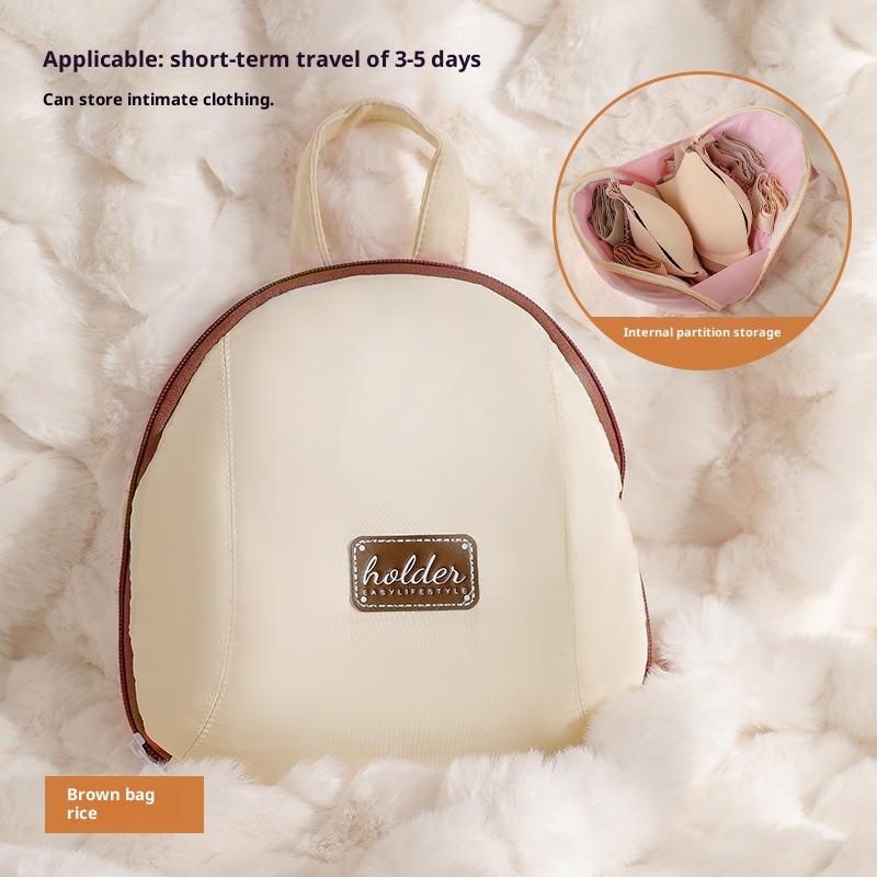 1Pcs Portable Travel Underwear Socks Bra Organizer Bag Polyester Fiber Handheld Storage Bag For Intimate Clothes Ball Shaped