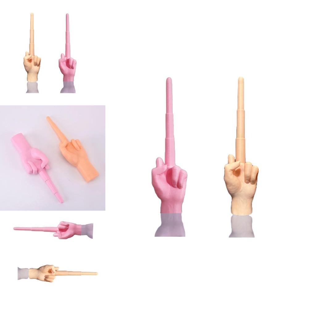 Einzigartige Studentenpaar-freundliche Geste Stretch Mittelfinger Dekompressionsspielzeug Überraschung Blindbox Stand Lustiges und kreatives Spielzeug
