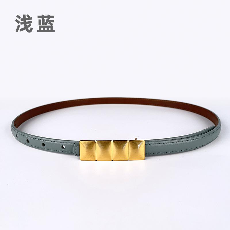 Genuine Leather Women'S Belt Retro Two-Layer Cowhide Belt With Jeans Casual Pants Belt Women'S Model