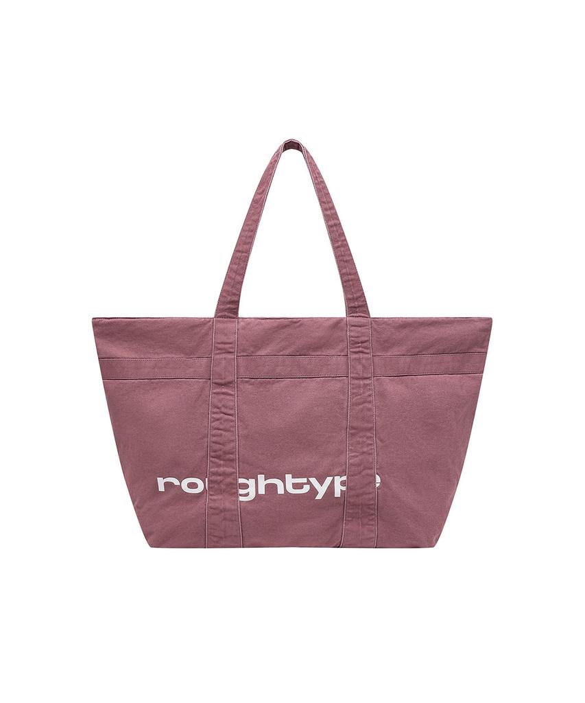 Roughtype Rt Logo Washed Tote Bag - Indi Pink
