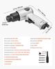 Air Hammer, 4500BPM Pneumatic Hammer with Rust Removal Air Needle Scaler & 4PCS Chisels Round Shank, Lightweight & Compact Air Chisel Pneumatic Shovel