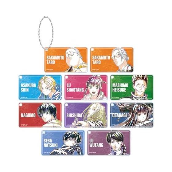 SAKAMOTO DAYS Trading Ani Art Square Acrylic Keyholder Box Set