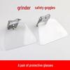 West Lake Golden Tripod Grinding Machine Safety Goggles - Transparent Eye Protection Shield