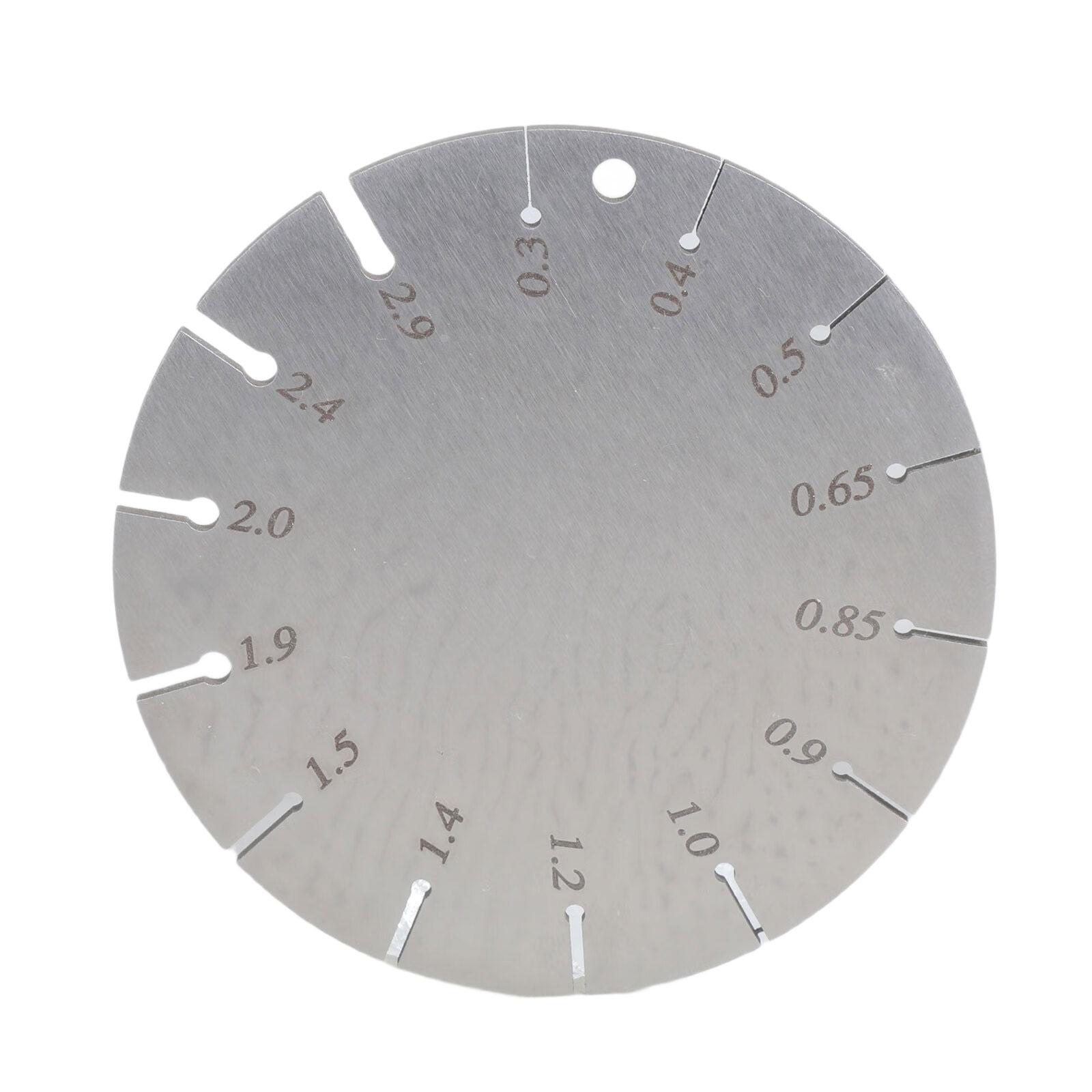 

Профессиональный металлический измерительный инструмент, подходящий для точного определения размера электрических проводов 2 мм и кабелей музыкальных инструментов