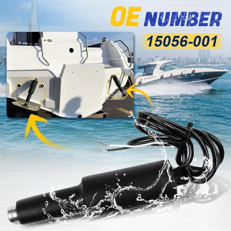 Actuator Flapuri Trim Barcă 12V 15056-001 15056001 pentru Lenco 101 Cursă 2 1/4in Performanțe Ridicate Flapuri Super Puternice