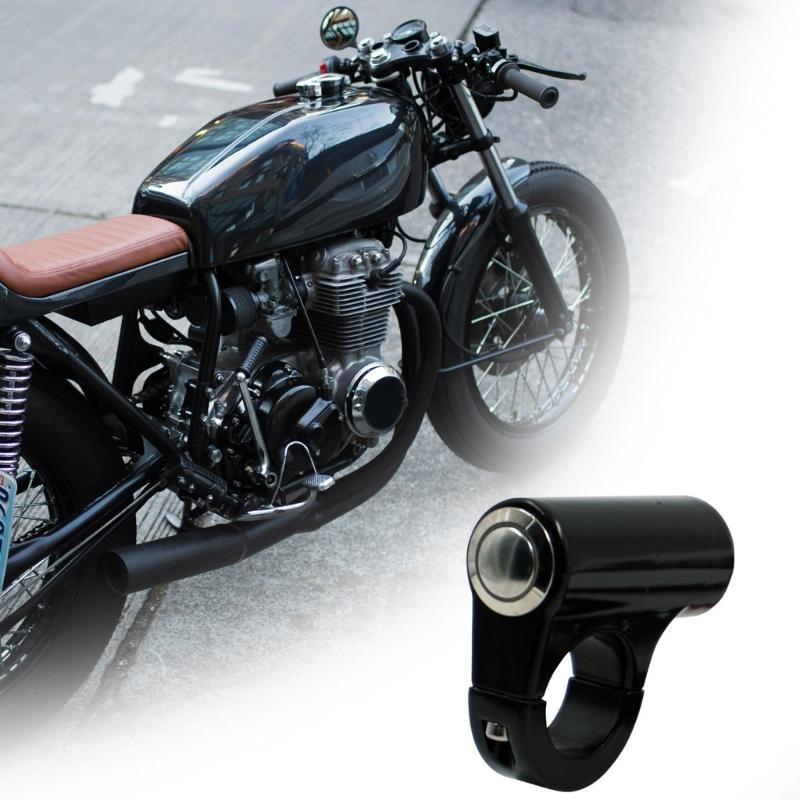 Motorcycle Handlebar Switch 7/8" 22mm Motorbike Handlebar Control Push Button Switch Power Start Switch Waterproof
