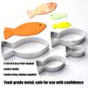 Professional 8PCs Nonrust Metal Fish Cookie Molds Safe Cookware Set For Pastry Chefs And Home Breadmakers J0MC