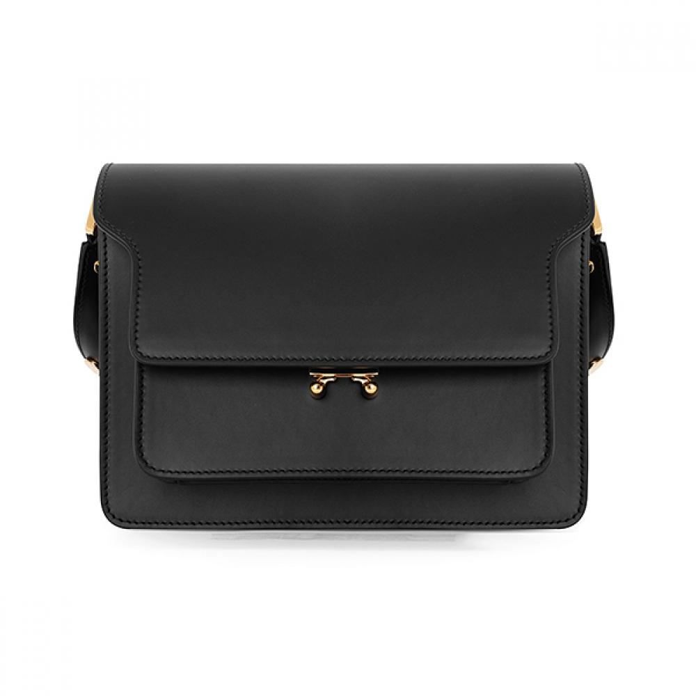 TrendMecca Watches Marni Sbmpn09no1 Lv589 Zn99n Trunk Kalfsleer Middelgrote Schoudertas SBMPN09NO1 LV589 ZN99N