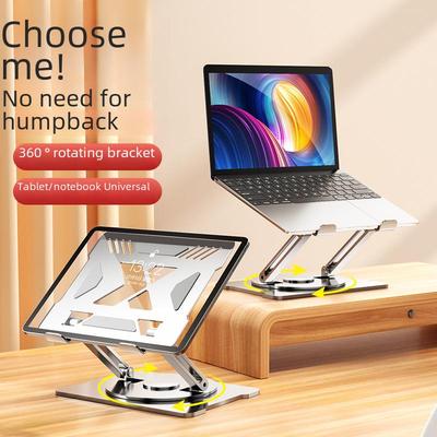 Suporte de Alumínio Giratório para Laptop para Apple & Huawei - Altura Ajustável