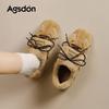Fleece German Training Shoes, New Winter Platform Plush Snow Boots, Casual Sports Cotton Shoes