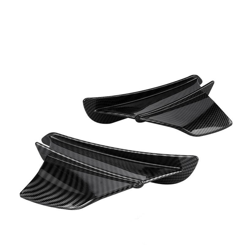 Universal Motorcycle Aerodynamic Winglet Carbon Fiber Style Side Wing Spoiler for Yamaha R15 R3 R6 BMW S1000RR Honda CBR,Easy Adhesive Install