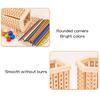 1 Set Wooden Stick Tower Dice Game with 36/42 Sticks 6 Balls Fine Motor Skills Colorful Stick Counting Math Educational
